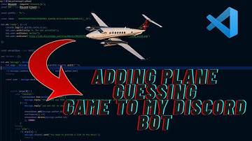 Making a plane guessing game in my Discord Bot
