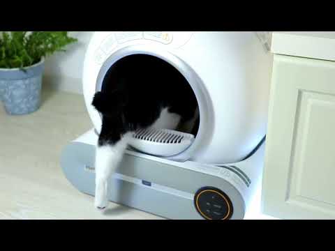 Автоматичний туалет розумний лоток для котів iHunt Smart Cat Litter V1, Wi-Fi, сенсор руху, мобільний додаток, іонізація, мішки, видео 1