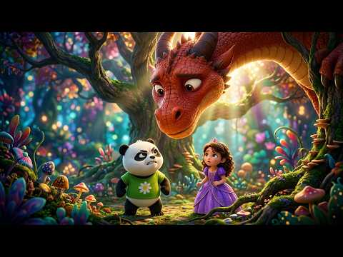 Panda vs The Giant Dragon 🐉 Can They Save the Princess?