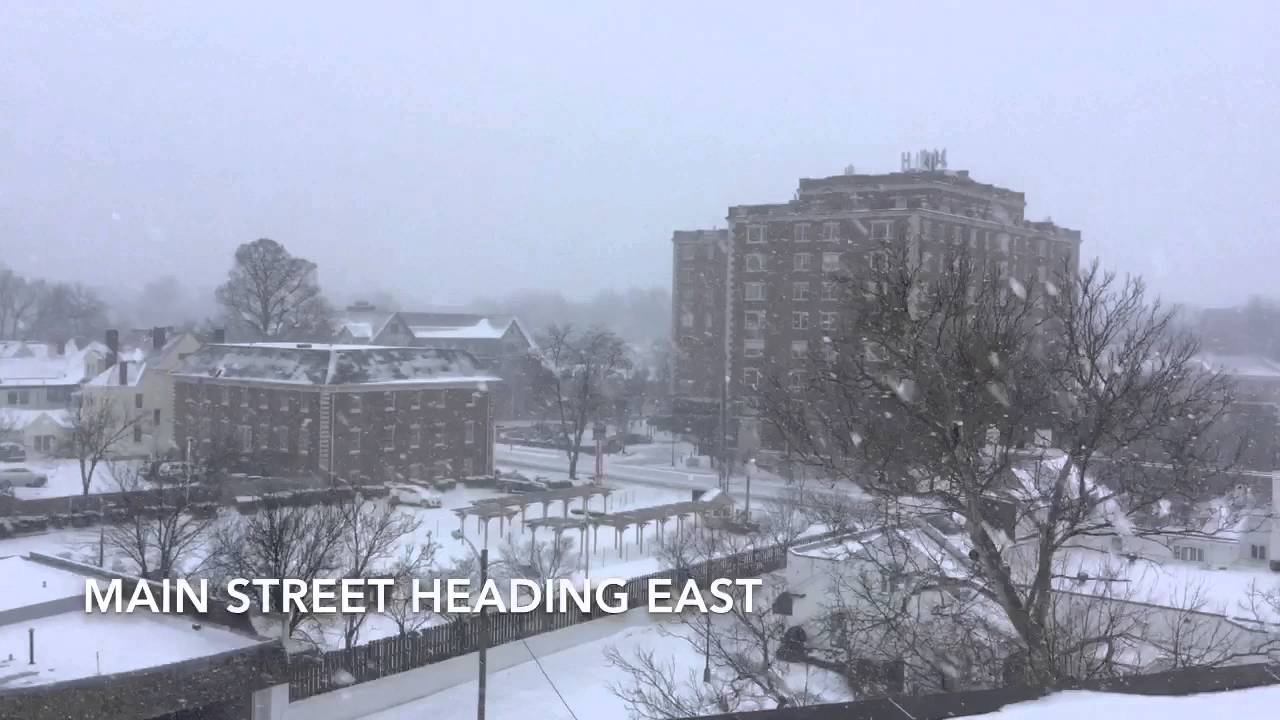 Snow From Herald-Leader Roof