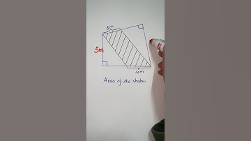 how to solve area of shadow #area #geometry #shorts
