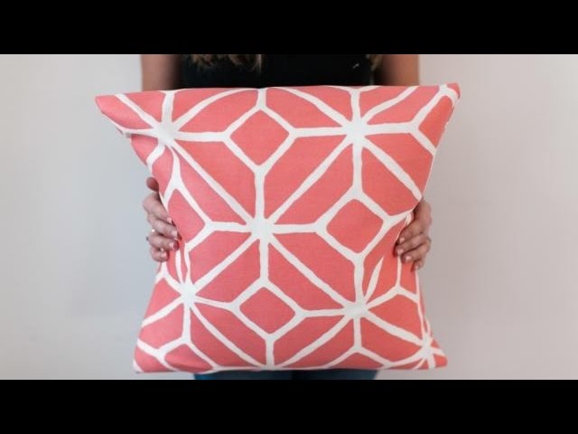 DIY No Sew Pillow Covers - Homey Oh My