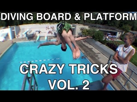 Diving Board & Platform Crazy Tricks vol 2 [ HD 60 fps ]