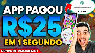 ? APP PAGOU R$25 em 1 SEGUNDO via PIX - APP de JOGO que GANHA DINHEIRO de VERDADE EM 2023