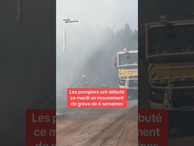 Les pompiers ont débuté ce mardi un mouvement de grève de 6 semaines