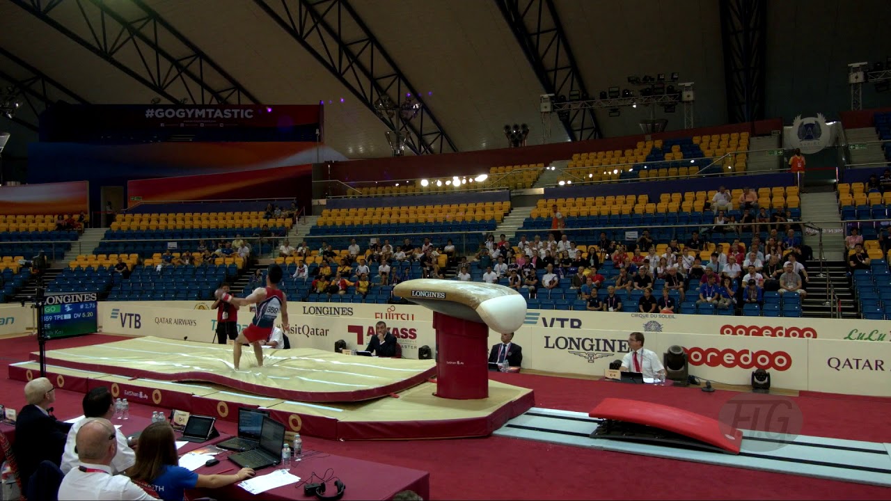 LEE Chih Kai (TPE) - 2018 Artistic Worlds, Doha (QAT) - Qualifications Vault 1