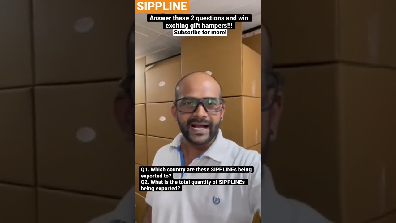 SIPPLINE: 10 winners who get both the questions right, will win Exciting Gift Hampers!!!