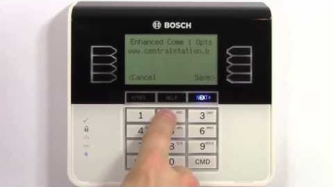 Bosch B-Series Intrusion Panel: Keypad Programming
