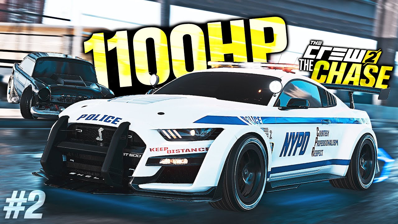 The Crew 2 - 1100HP Shelby GT500 Police Car! (The Chase New Update) #2 ...