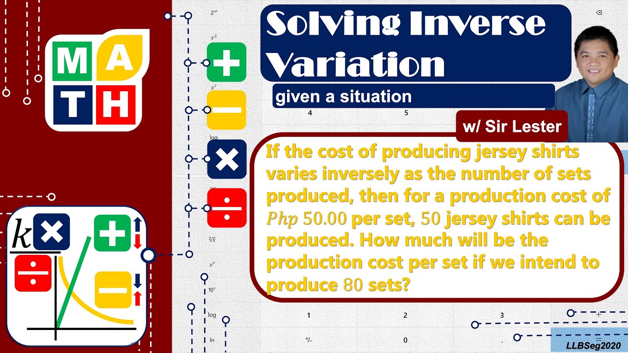 inverse variation problem solving