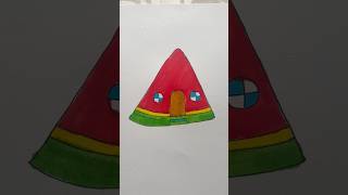 Cute Drawing For kids 🍉 #kids #kidstv #kidsvideo #anaya #drawing #cute #Shorts