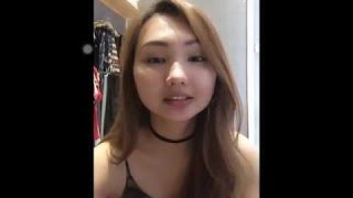 Boom - Hermosa Chica Vivir Comer Algo En El Baño Bigo Live