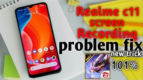 Realme c11 screen recording problem || new setting realme c11 screen recording problem fix