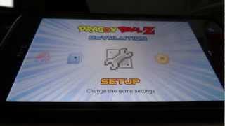 Dragon Ball Devolution Flash Game on Android HTC Evo 4G LTE