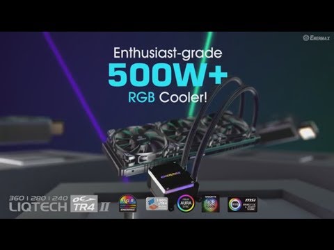 ENERMAX LIQTECH TR4 II, Unbeatable TDP ARGB Liquid CPU Cooler Exlusive for AMD Threadripper CPU