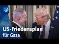 Nach Trump-Netanjahu-Treffen: Reaktionen auf US-Friedensplan für Gaza