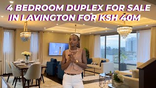 4 BEDROOM DUPLEX FOR SALE IN LAVINGTON FOR KSH 40M AND A RENTAL INCOME OF KSH 250,000 MONTHLY #home