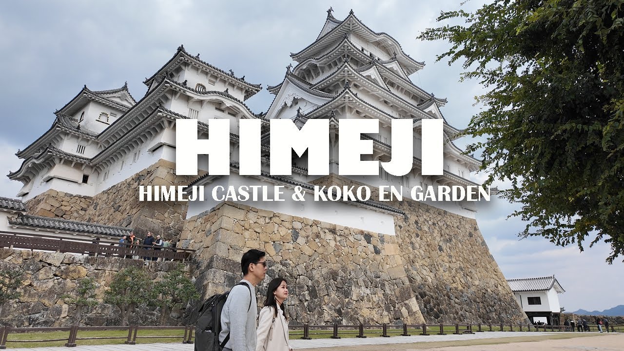 9D8N Kansai Vlog ~ HIMEJI Castle & Koko En Garden, Autumn Day Trip from Osaka