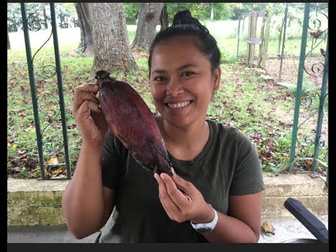 How To Cook The Best Fried Banana Heart In The Village - YouTube