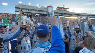 Emotional Kevin Harvick Raises a Farewell Toast With Family & Team at Phoenix