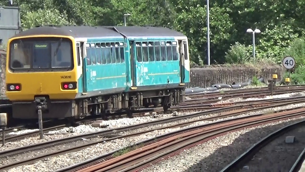 Newport train station -train going to Gloucester