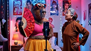 Capybara và bà những khoảnh khắc siêu đáng yêu #capybara