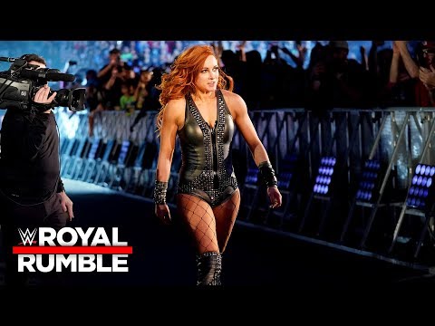Becky Lynch takes Lana's place in the Women's Royal Rumble Match: Royal Rumble 2019 (WWE Network)