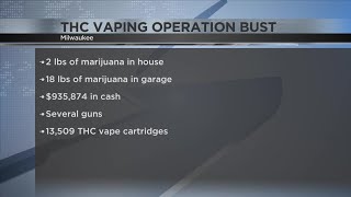 Couple accused of having 13,500 THC vape cartridges, nearly $1M in cash