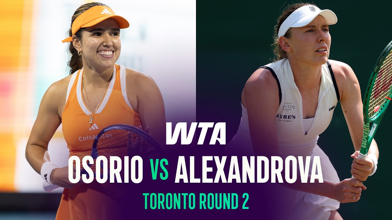 Camila Osorio vs. Ekaterina Alexandrova | 2026 Toronto Round 2 | WTA Match Highlights