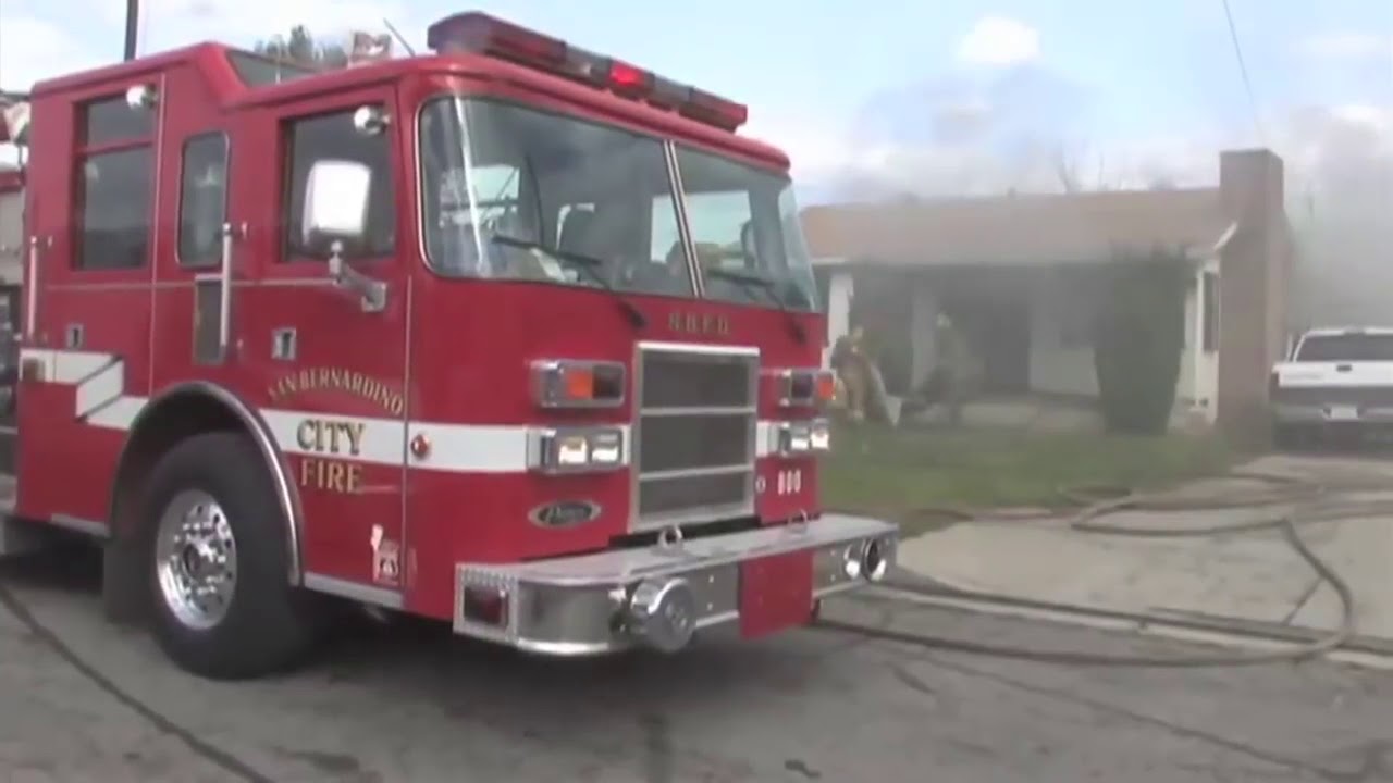 Firefighters Rescue Man From House Fire (Helmet Cam) - YouTube