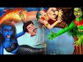 जादूगर चुड़ैल और खूबसूरत जलपरी का जंगल| Hindi Kahani | Moral story |Animated Story|Cartoon Jalpari