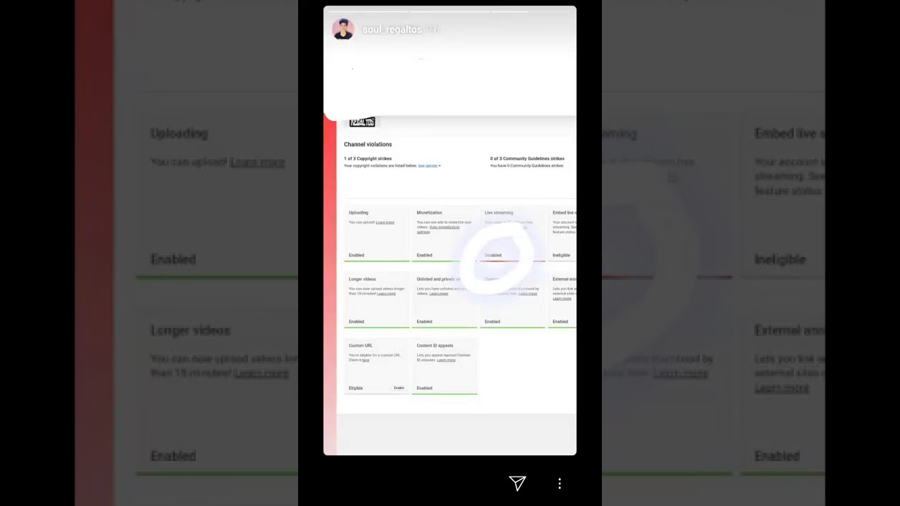Someone Give Regaltos Copyright Strike Instagram Story || Regaltos Live Stream Is Disabled