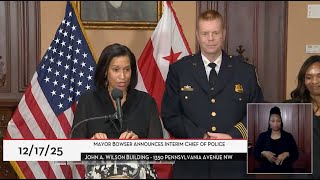 Mayor Bowser Announces Jeffery Carroll as Interim Chief of Police, 12/17/25