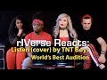 rIVerse Reacts: Listen (cover) by TNT Boys - World's Best Audition Reaction