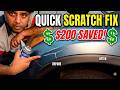 Fender Bender SCRACH FIX    Quick 2 minutes FIX  $200 saved