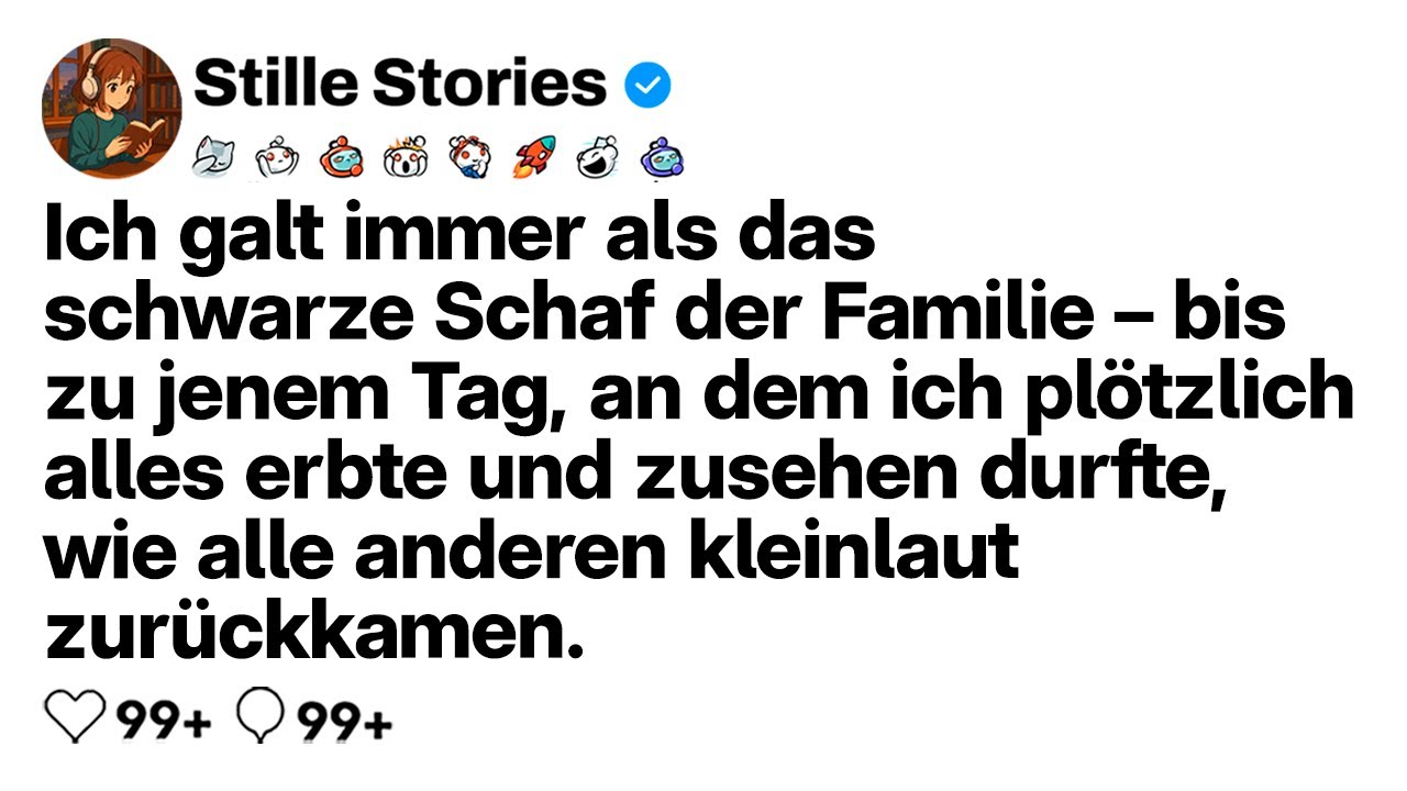 [VOLLE GESCHICHTE] Ich war das schwarze Schaf, das alle ignorierten, bis zu dem Tag, an dem ich…