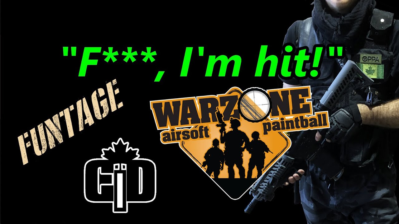 WARZONE PAINTBALL FUNTAGE 1: F***, I'm Hit