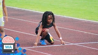 7 Jähriger hält mit Usain Bolt mit - das schnellste Kind der Welt! screenshot 3
