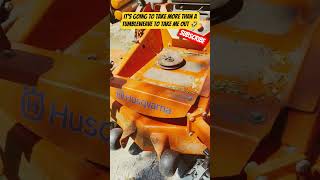 A WEAVE DESTROYED MY LAWNMOWER. #youtubeshorts #shorts #wigs #lawnmower #mechanic #lol
