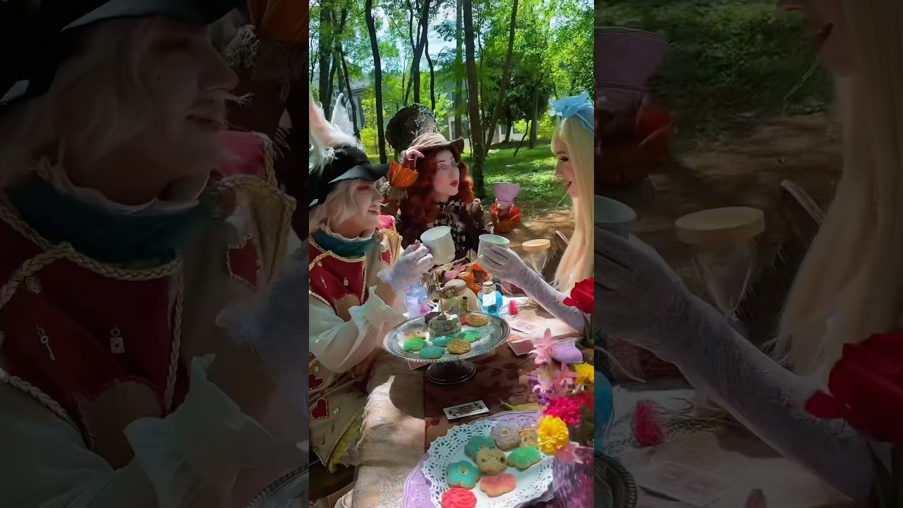 welcome to wonderland! ✨☕️ #cosplay #cosplayer #aliceinwonderland #aliceinwonderlandcosplay