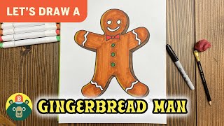 How to draw a GINGERBREAD MAN! - [Episode 120] Net Worth