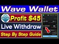 Wave wallet mining new update  ocean token 45 live wit.rawal proof  rizwan blouch