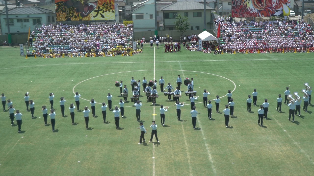 2017年大濠高校吹奏楽部体育祭マーチング”大濠警視庁24時”