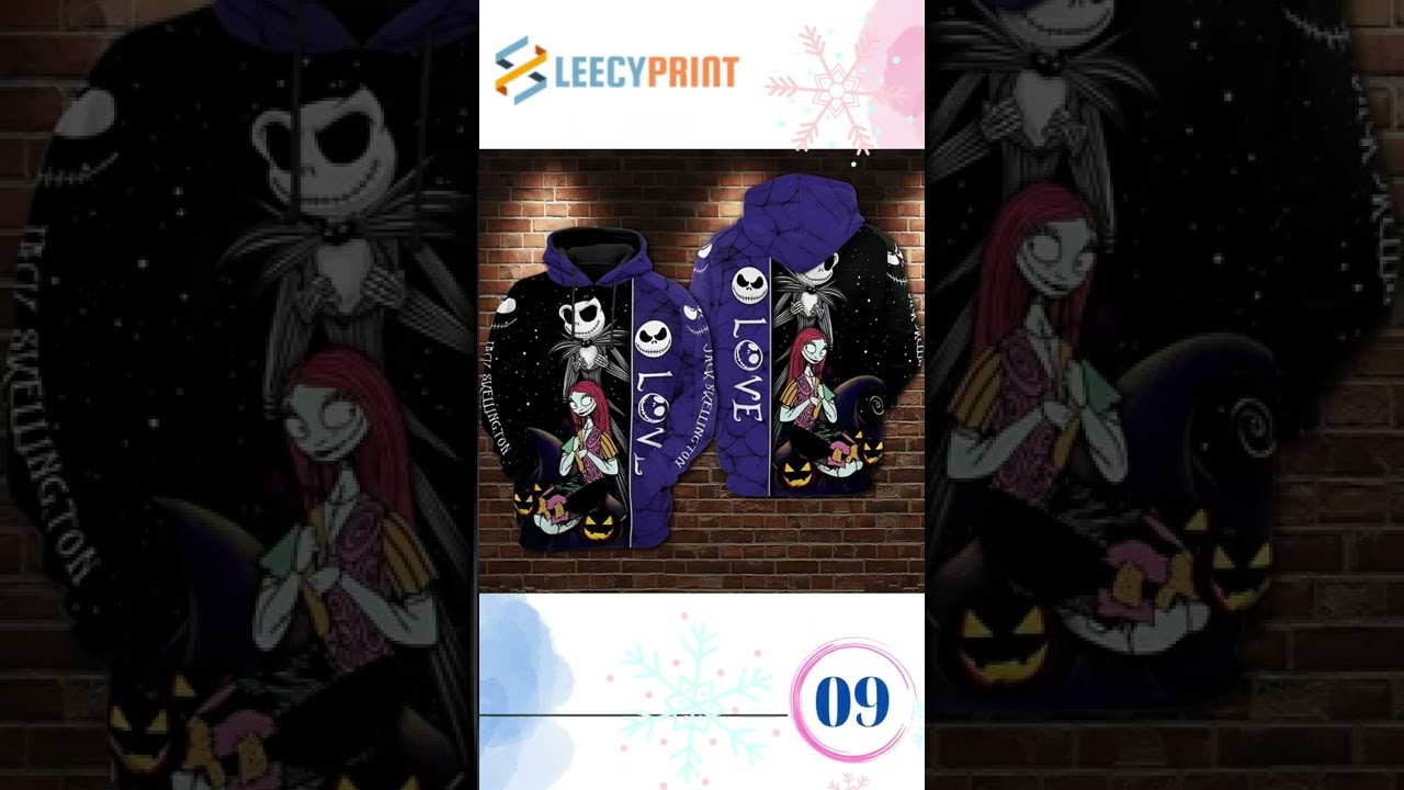 Best Jack And Sally Hoodie - Gift For Couple 