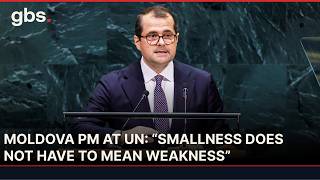 Moldova PM Warns of Russian Threat, Drones and War Next Door at UNGA | AC13