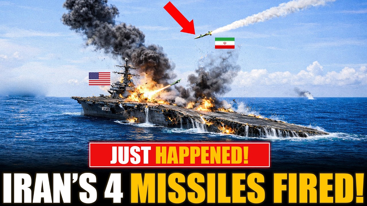 Iran's DEADLY Missile Strike on US Aircraft Carrier Sparks Global War Fears NOW