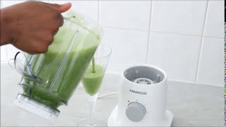 Healthy green smoothie recipe. kale, spinach, asparagus, banana &
freshly squeezed apple juice is a nutrient packed subscribe here:
https://www.youtu...