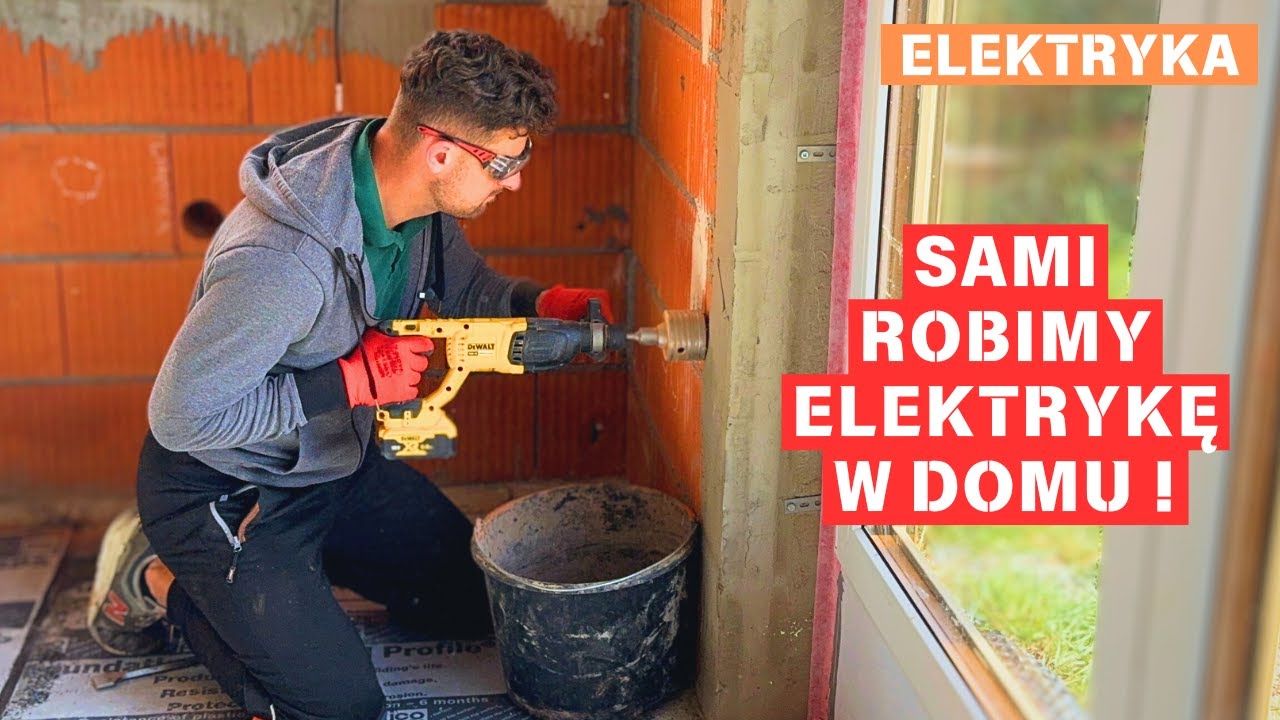 INSTALACJA ELEKTRYCZNA W DOMU JEDNORODZINNYM -  START, poziomica Wiha, laser, puszki [odc.1]