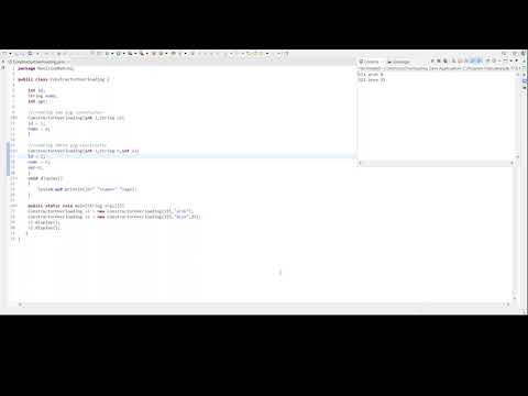 Constructor Overloading Program In Java #75dayshardchallenge 42/75