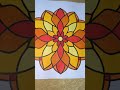 Coloring a Calm Mandala 🌸✨ #coloring #mandala #satisfying